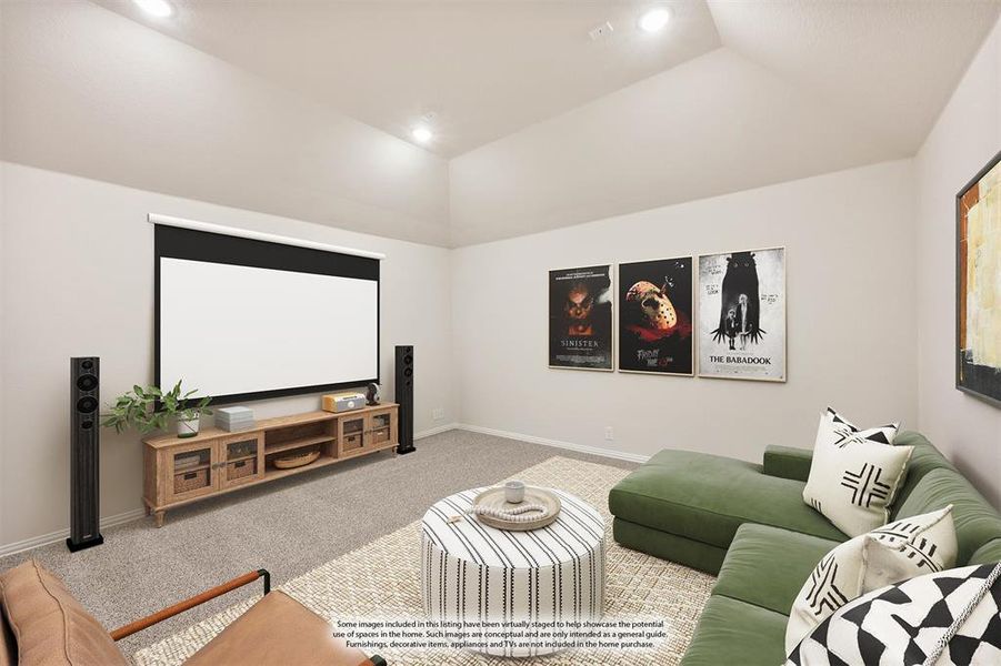 Furnished interior view inside a new home in Coyote Crossing, Godley (Image 16).