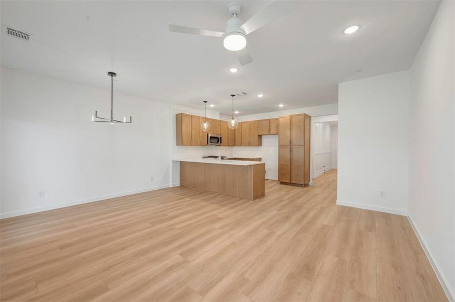 Spacious, unfurnished interior of a new home in Providence Commons, Providence Village (Image 17). Spacious, unfurnished interior of a new home in Providence Commons, Providence Village (Image 17).
