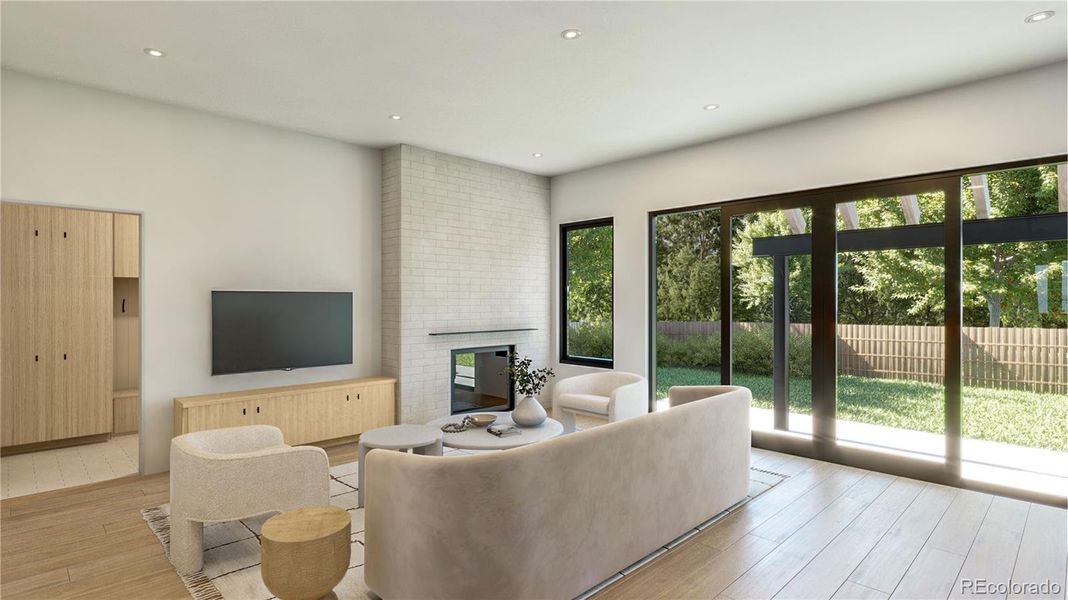 Furnished interior view inside a new home in , Wheat Ridge (Image 7).