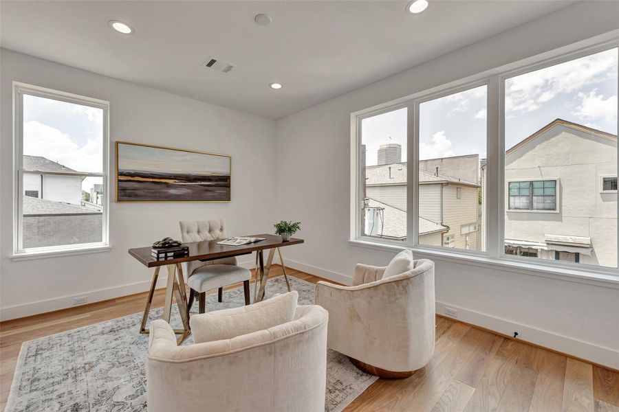 Furnished interior view inside a new home in , Houston (Image 6). Furnished interior view inside a new home in , Houston (Image 6).