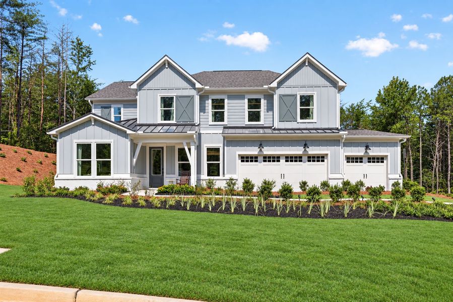 Representative exterior photo of a completed home built from the Newlyn by Pulte Homes in Bristol, Dawsonville, GA (Image 33).