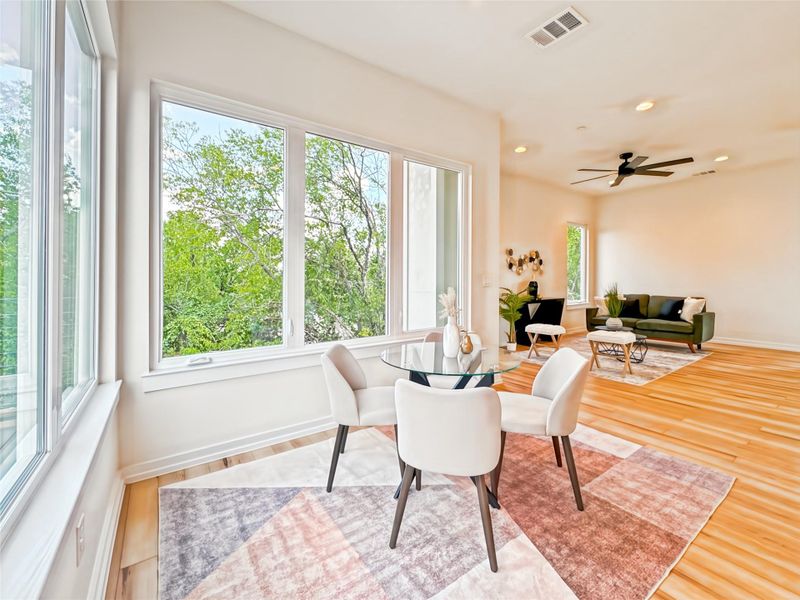 Furnished interior view inside a new home in , Austin (Image 5).