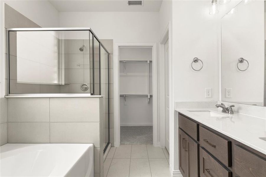 Furnished interior view inside a new home in Edgewater, Fate (Image 14). Furnished interior view inside a new home in Edgewater, Fate (Image 14).