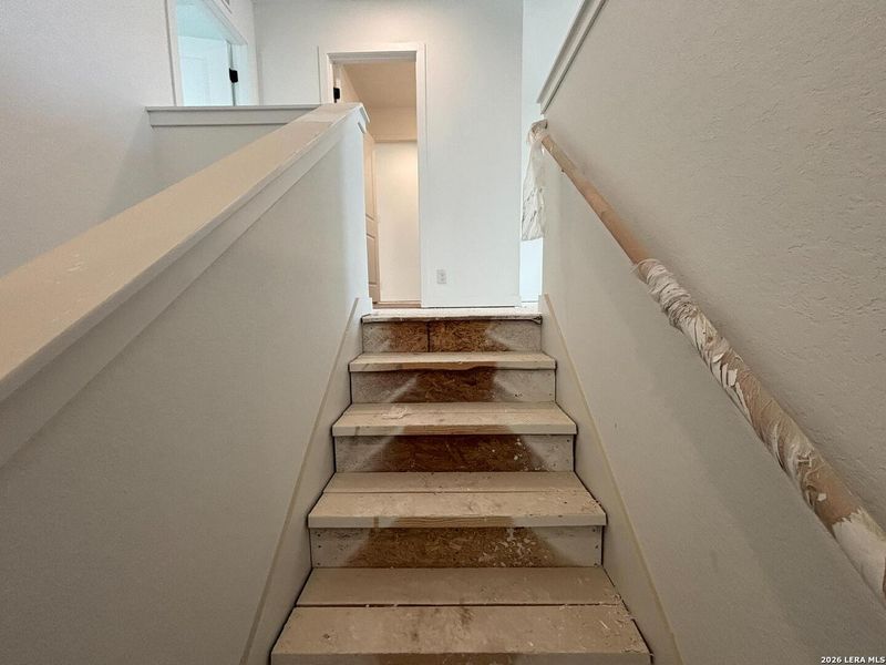 In-progress construction of a new home in The Heights at Saddlebrook Ranch 60's, Schertz, TX (Image 19). In-progress construction of a new home in The Heights at Saddlebrook Ranch 60's, Schertz, TX (Image 19).