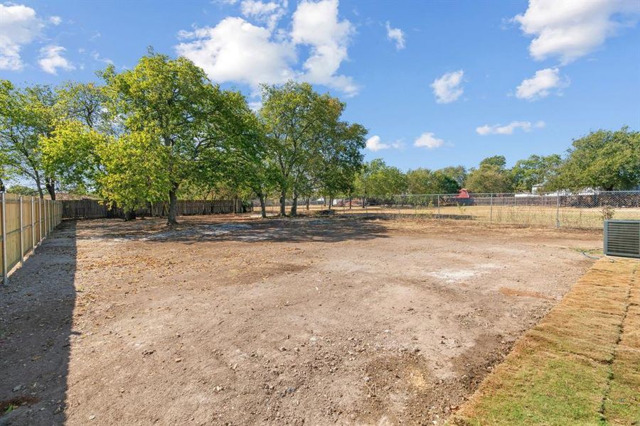 Exterior details and patio area of a home in , White Settlement (Image 30).
