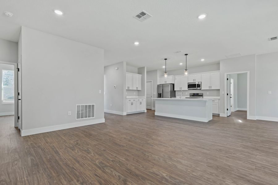 Representative furnished interior of a home built from the Heron by Estela Living in Ocala Waterways, Ocala (Image 6). Representative furnished interior of a home built from the Heron by Estela Living in Ocala Waterways, Ocala (Image 6).
