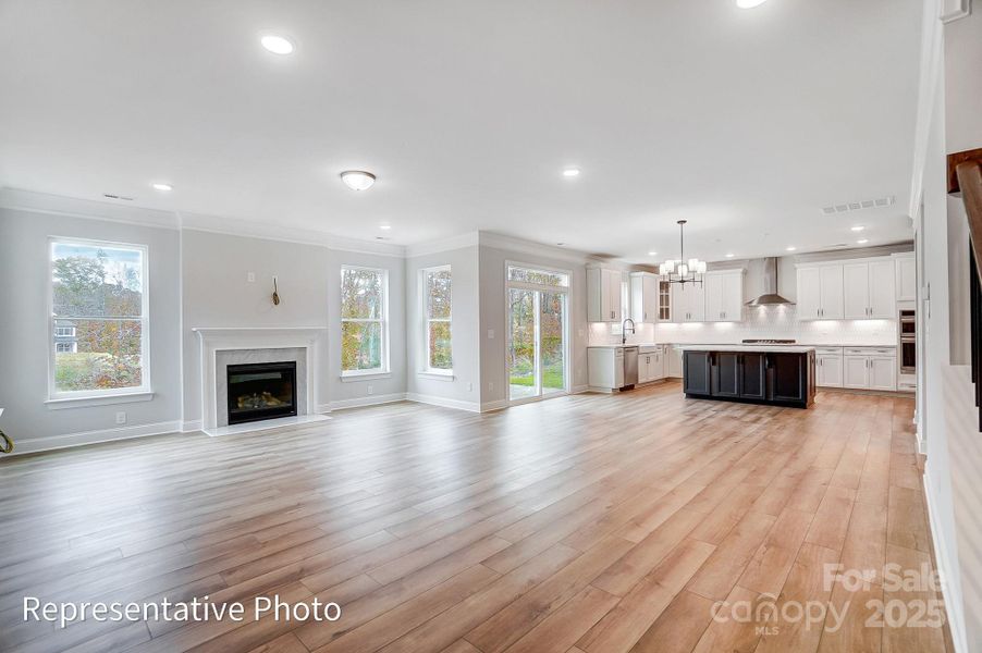Spacious, unfurnished interior of a new home in The Enclave at Laurelbrook, Sherrills Ford (Image 24).