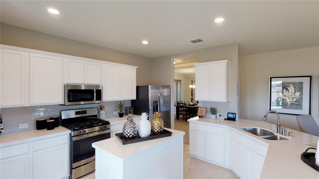 Furnished interior view inside a new home in Azle Grove, Azle (Image 8). Furnished interior view inside a new home in Azle Grove, Azle (Image 8).