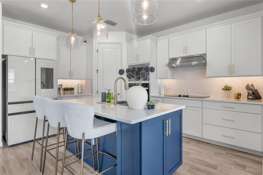 Furnished interior view inside a new home in EverBe, Orlando (Image 8).