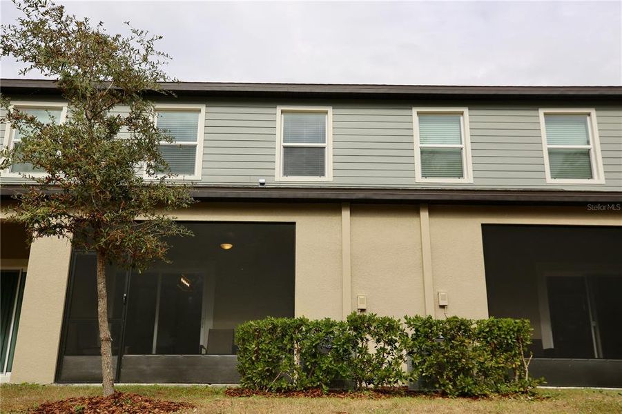 Front exterior of a new home in , Land O' Lakes, FL, highlighting curb appeal (Image 23).