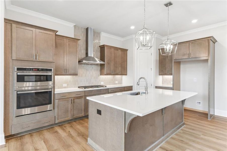 Furnished interior view inside a new home in Aberdeen, Hoschton (Image 15).
