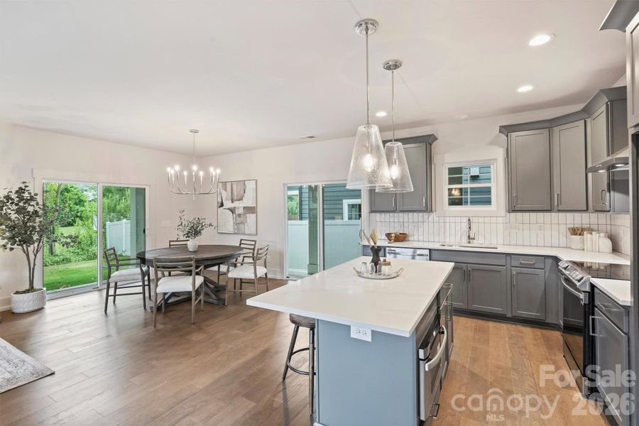 Furnished interior view inside a new home in , Charlotte (Image 15).