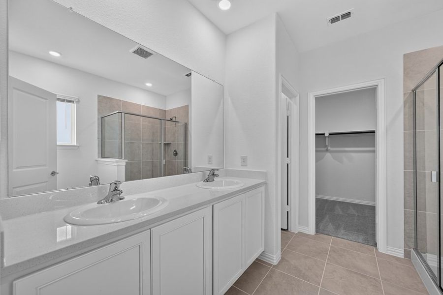 Furnished interior view inside a new home in Parks at Foster Crossing, Anna (Image 8). Furnished interior view inside a new home in Parks at Foster Crossing, Anna (Image 8).