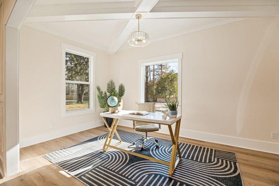 Furnished interior view inside a new home in , Decatur (Image 32).