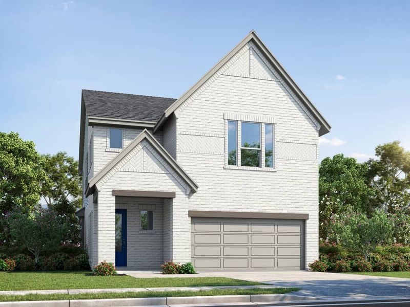 Front exterior of a home in the Grange 40' Homesites community, located in Katy, TX (Image 15).