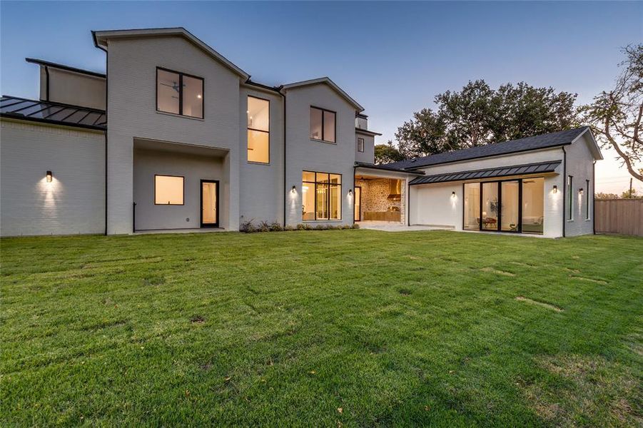 Exterior details and patio area of a home in , Dallas (Image 22). Exterior details and patio area of a home in , Dallas (Image 22).
