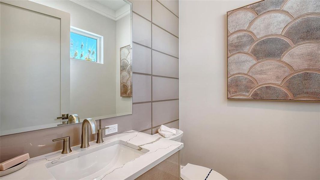 Furnished interior view inside a new home in , Sarasota (Image 32).