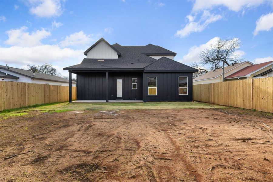 View of rear view of house