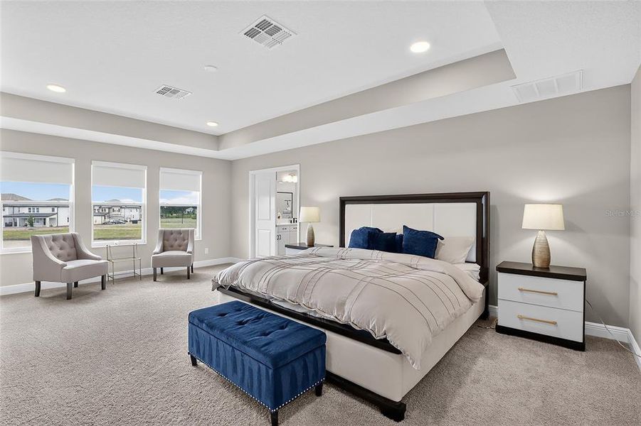 Furnished interior view inside a new home in , Wesley Chapel (Image 48).