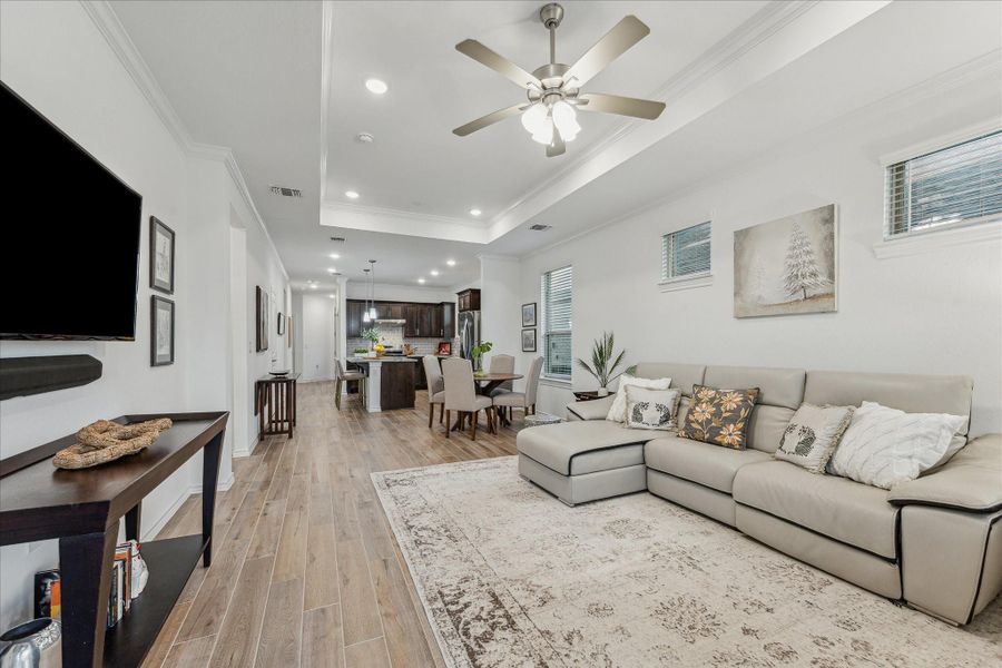 Furnished interior view inside a new home in , Fulshear (Image 16). Furnished interior view inside a new home in , Fulshear (Image 16).