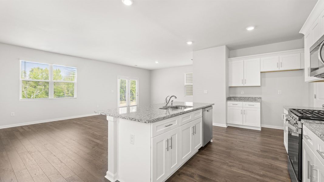 Furnished interior view inside a new home in The Islands, Beech Island (Image 4).