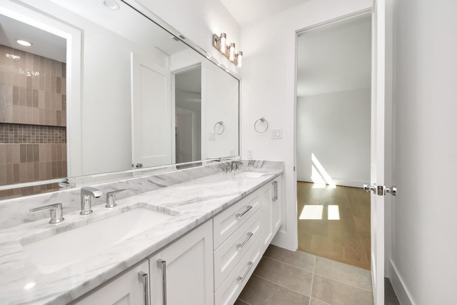 Furnished interior view inside a new home in , Houston (Image 31).