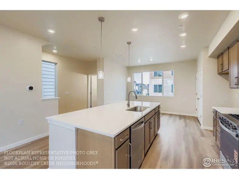 Furnished interior view inside a new home in Baseline, Broomfield (Image 5).