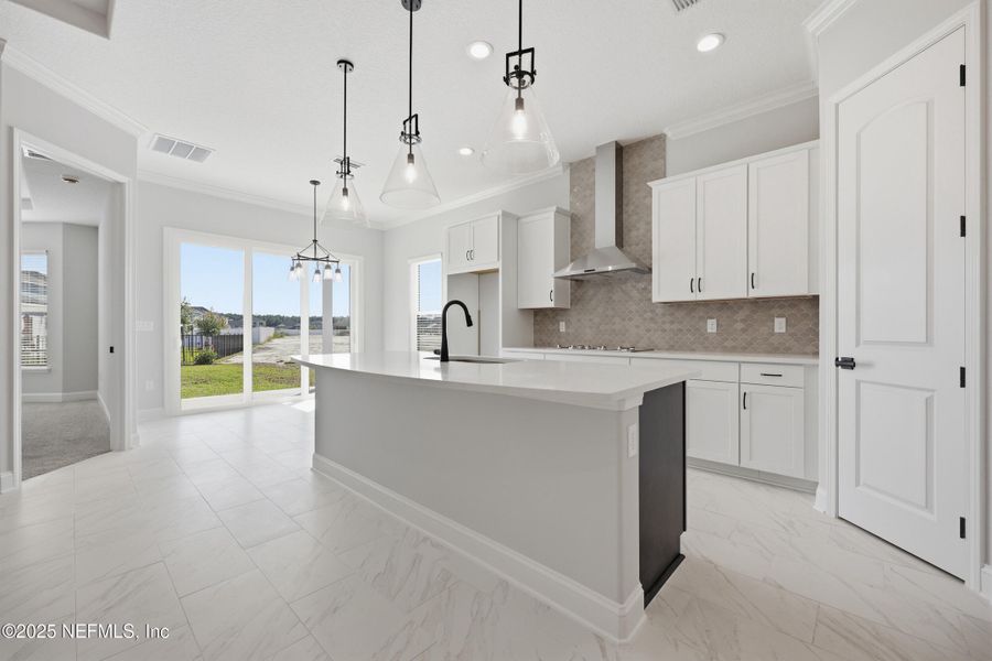 Furnished interior view inside a new home in Silver Landing At Silverleaf, St. Augustine (Image 14). Furnished interior view inside a new home in Silver Landing At Silverleaf, St. Augustine (Image 14).