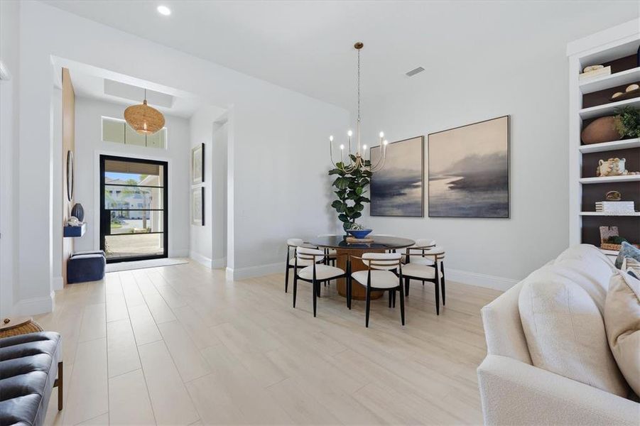 Furnished interior view inside a new home in , Sarasota (Image 40).
