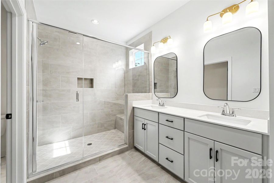 Furnished interior view inside a new home in , Mint Hill (Image 10).