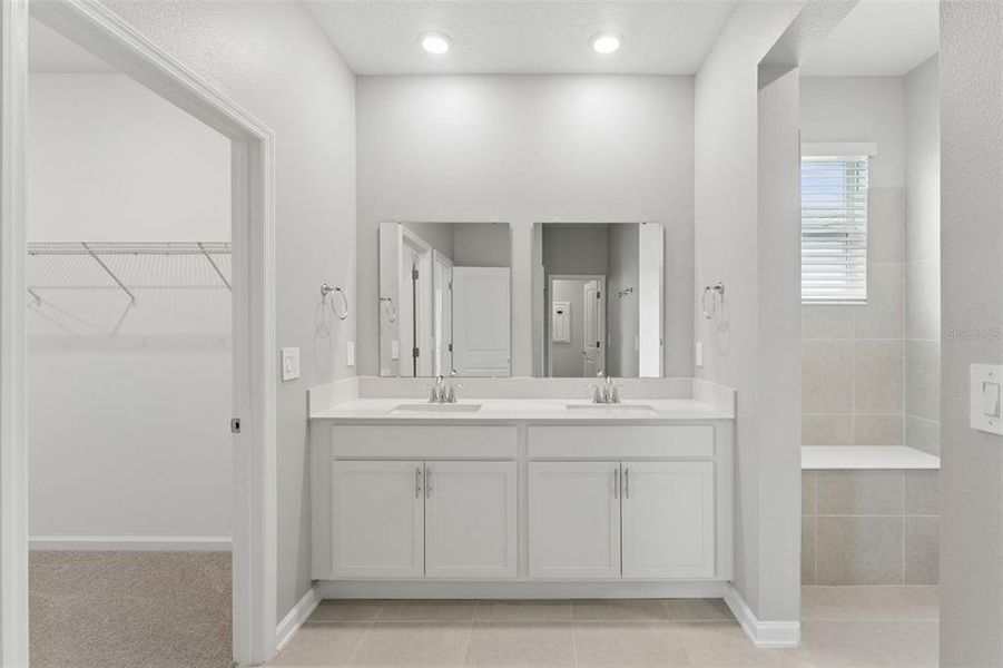 Furnished interior view inside a new home in Wellness Ridge, Clermont (Image 15). Furnished interior view inside a new home in Wellness Ridge, Clermont (Image 15).