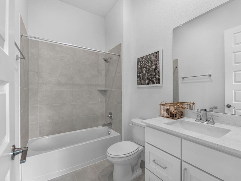 Furnished interior view inside a new home in Dunham Pointe, Cypress (Image 24).
