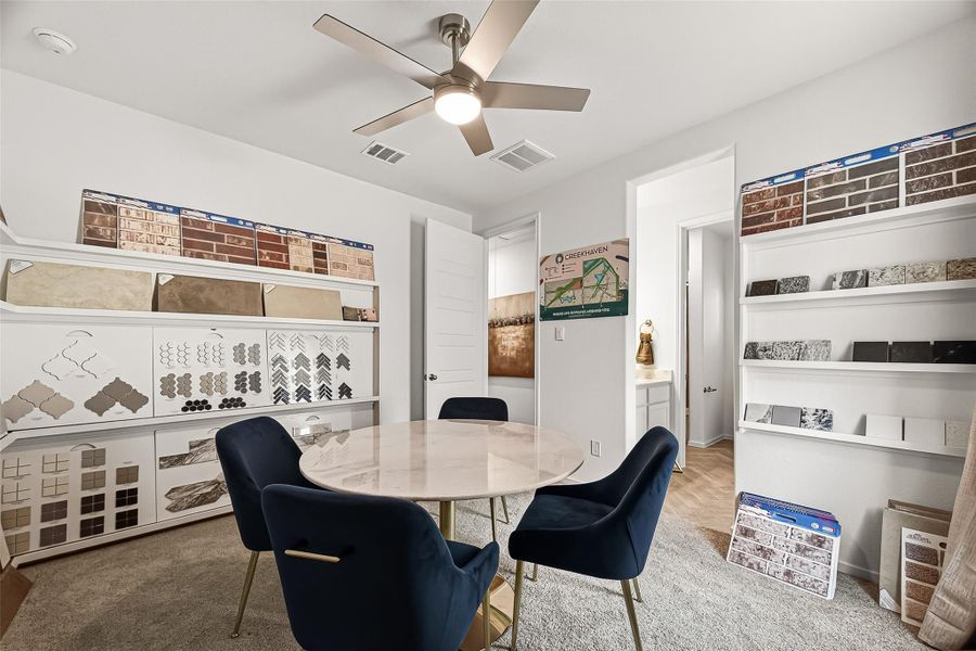 Furnished interior view inside a new home in Rates starting as low as, Iowa Colony (Image 10).