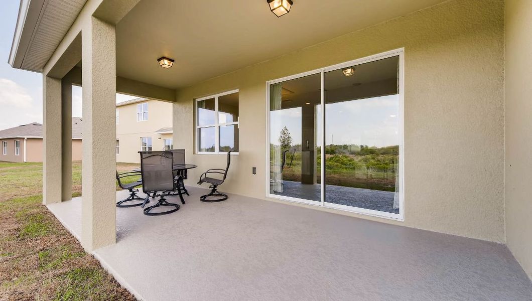 Furnished interior in a model home at Preserves at Lakeside Landings in Winter Haven (Image 13).