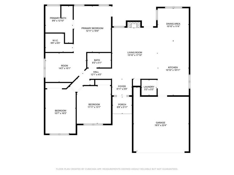 2D floor plan layout of this home in , Talking Rock, GA (Image 5).