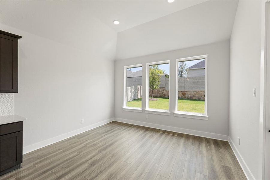 Spacious, unfurnished interior of a new home in Inspiration Collection 60 at Painted Tree, McKinney (Image 23). Spacious, unfurnished interior of a new home in Inspiration Collection 60 at Painted Tree, McKinney (Image 23).