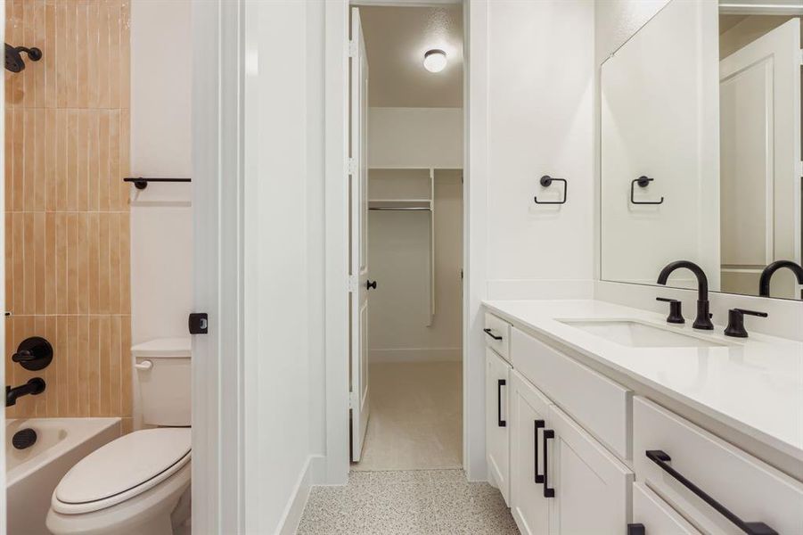 Furnished interior view inside a new home in Mosaic 40s, Prosper (Image 6).