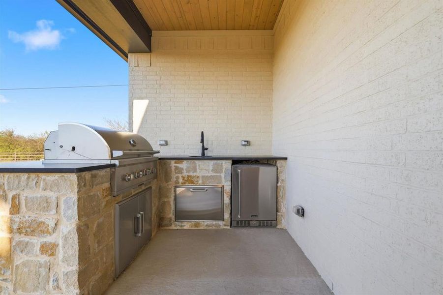 Exterior details and patio area of a home in , Maypearl (Image 3). Exterior details and patio area of a home in , Maypearl (Image 3).