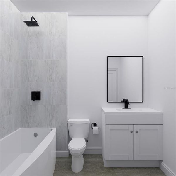 Furnished interior view inside a new home in , Citrus Springs (Image 31).