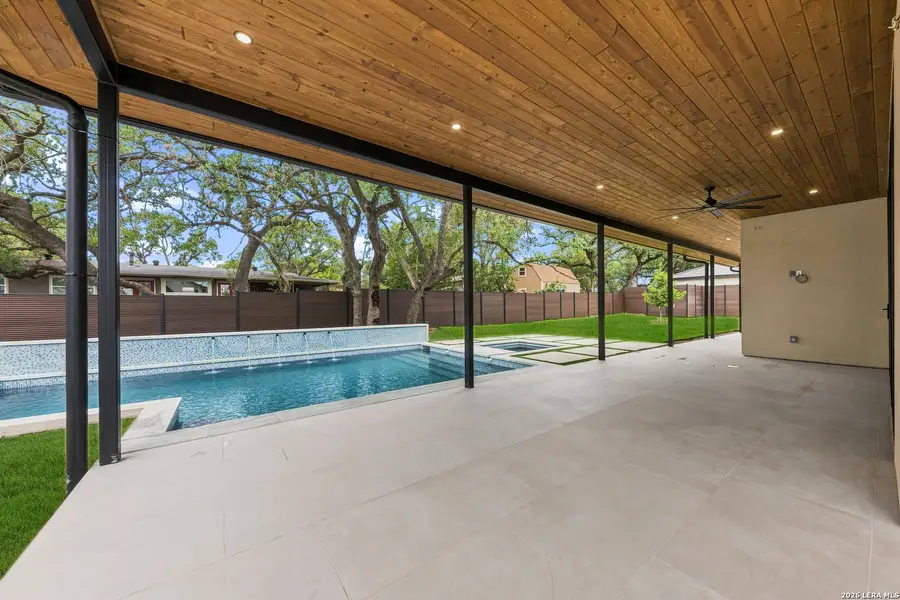 Exterior details and patio area of a home in , New Braunfels (Image 3).