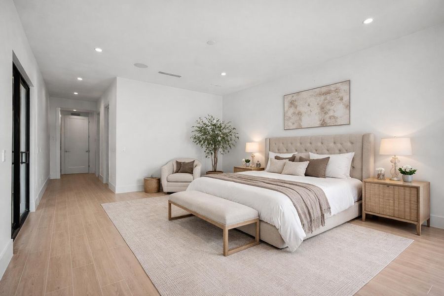 Primary bedroom virtuallystaged