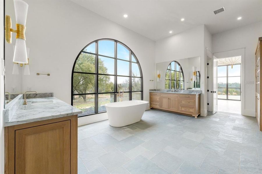Furnished interior view inside a new home in Fleming Pointe, Fort Worth (Image 11).