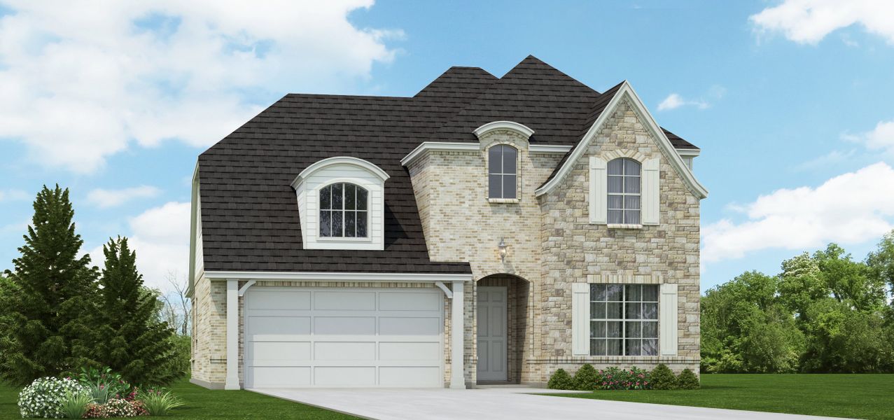 Representative exterior photo of a completed home built from the Addison by Our Country Homes in Lakes of River Trails, Richland Hills, TX (Image 2).