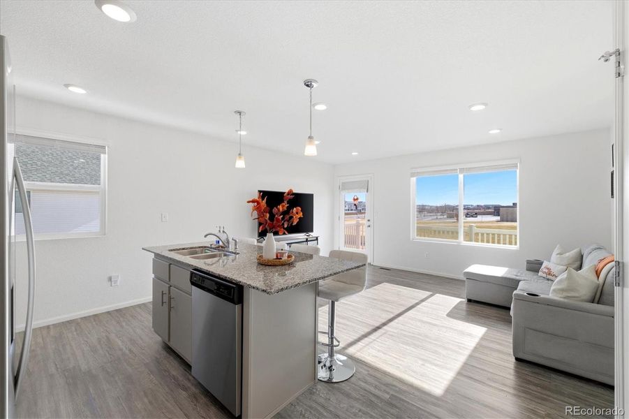 Furnished interior view inside a new home in , Denver (Image 7).