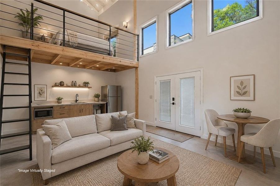 Furnished interior view inside a new home in , Roswell (Image 12).