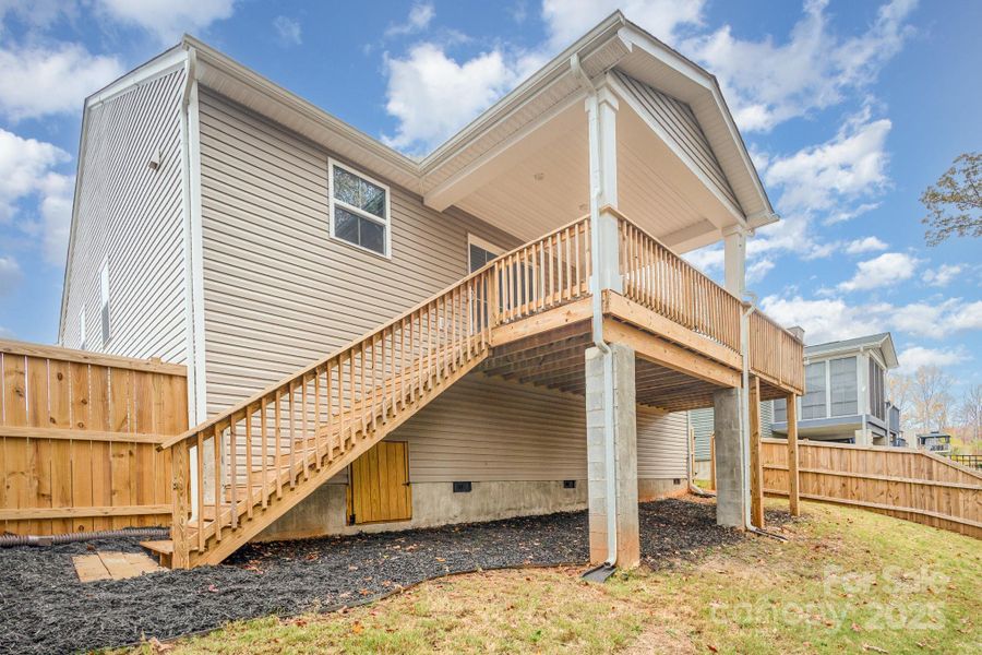 Exterior details and patio area of a home in , Greenville (Image 25).