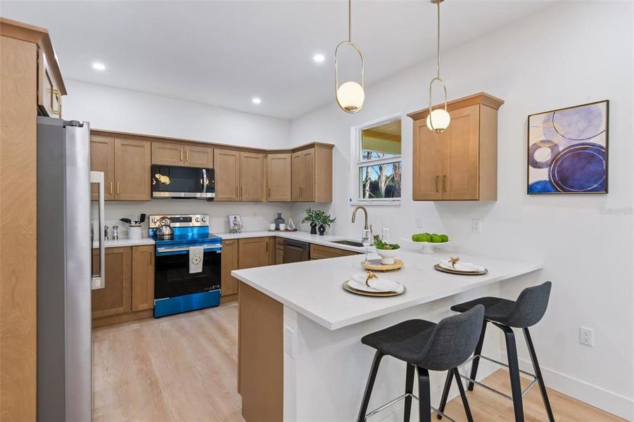 Furnished interior view inside a new home in , Dunedin (Image 29).