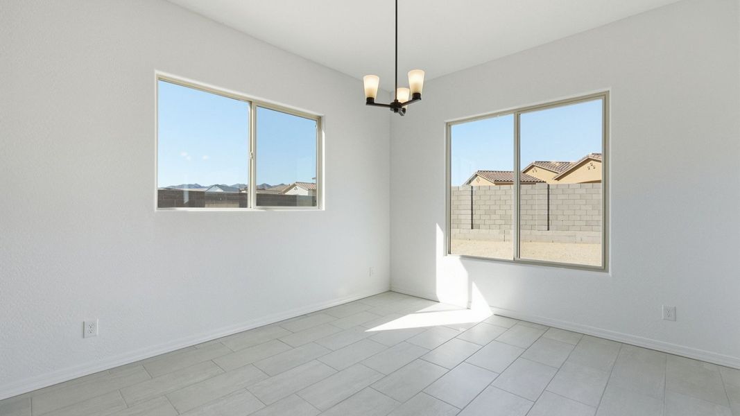 Furnished interior view inside a new home in Arroyo Seco - Palazzo, Buckeye (Image 17).