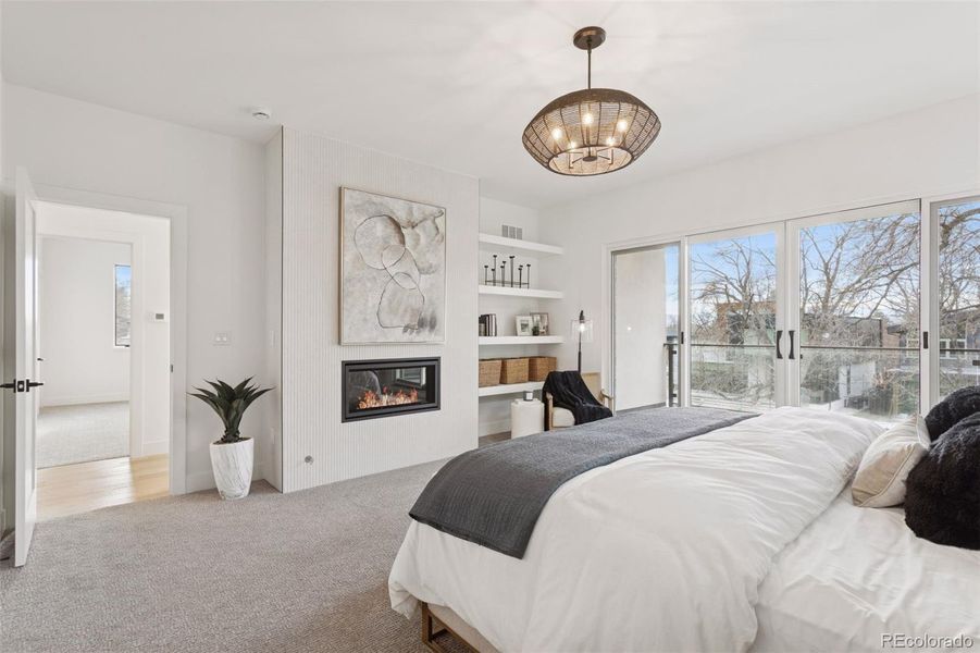 Furnished interior view inside a new home in , Denver (Image 32).