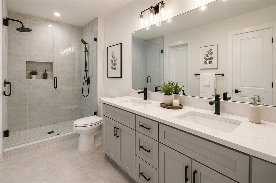 Furnished interior view inside a new home in , Lakeland (Image 5).